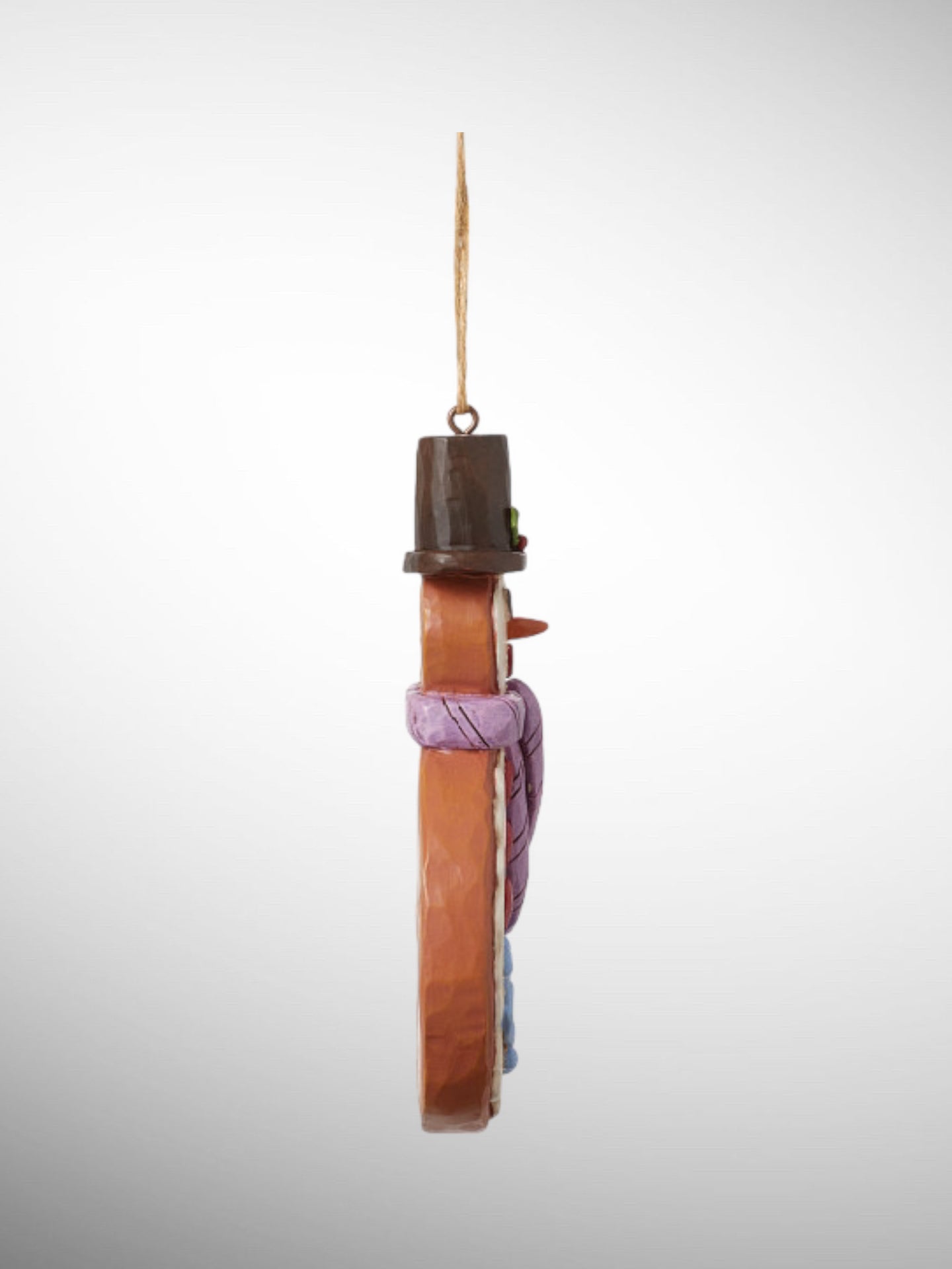 Jim Shore Gingerbread Christmas - Gingerbread Snowman Hanging Ornament